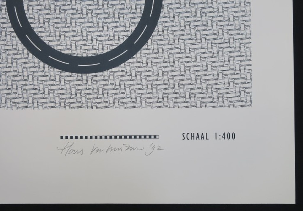Hans Venhuizen: Zeefdruk, Voorstel voor een Tippelroute schaal 1:400 kopen? Bied vanaf 1!