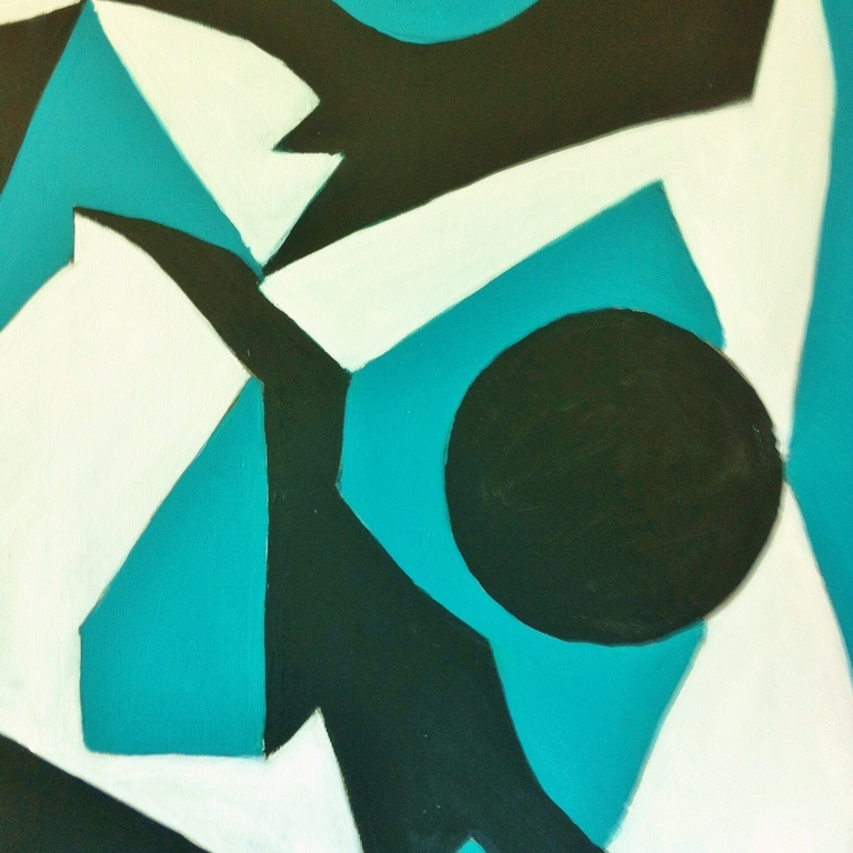 John Foppen -"Geo TQBW...."Olieverf  op canvas-gesigneerd-ingelijst-2016. kopen? Bied vanaf 149!