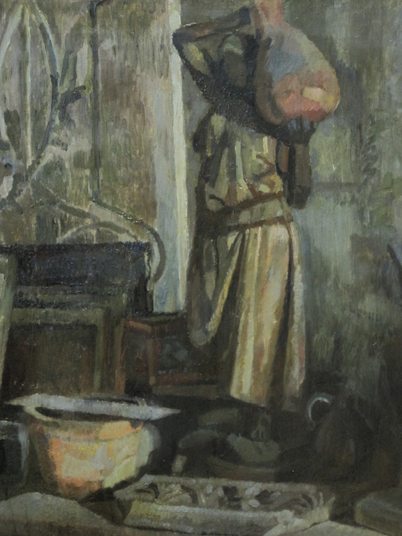 Jac.Redelaar 1871-1951 olieverf "Stilleven met oosterse sculptuur" 1940 kopen? Bied vanaf 1!