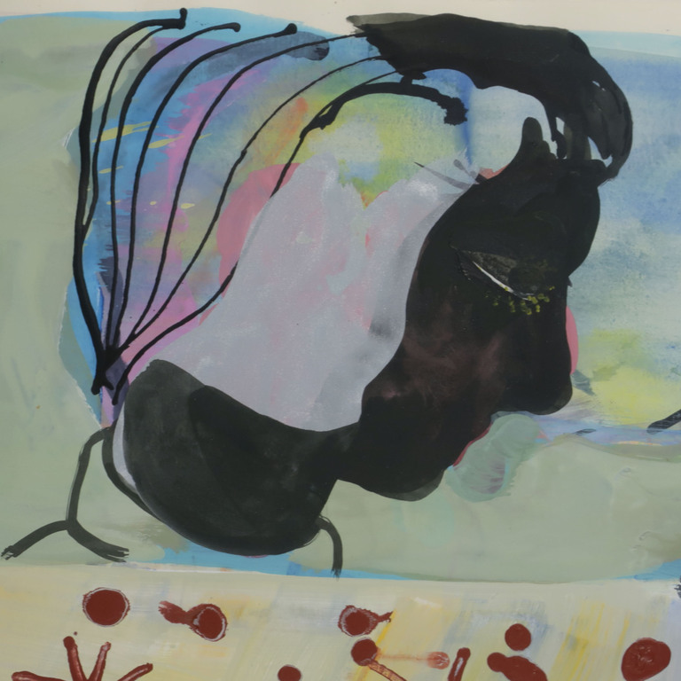 Rinke Nijburg: Gouache, Lucifer - Ingelijst (Groot) kopen? Bied vanaf 200!