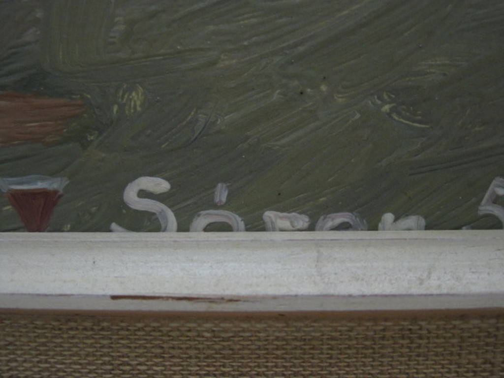  August SÖREN (1901-1978) olieverf "Mediterrane haven" gesigneerd  kopen? Bied vanaf 1!