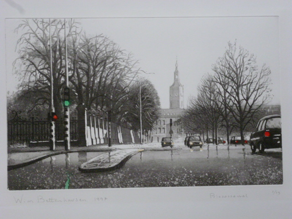 Wim Bettenhausen - ets - Prinsessewal Den Haag verkocht voor € 60!