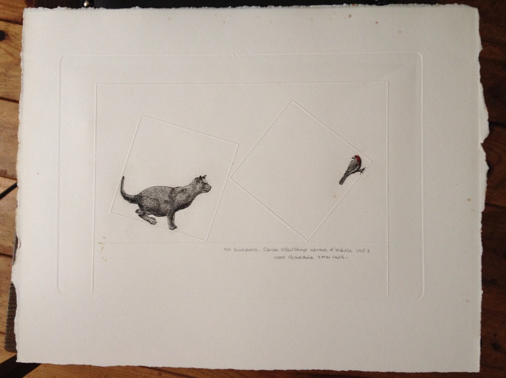 Carla Kleekamp (1937): En suspens, kleurenets/reliëfdruk kopen? Bied vanaf 1!