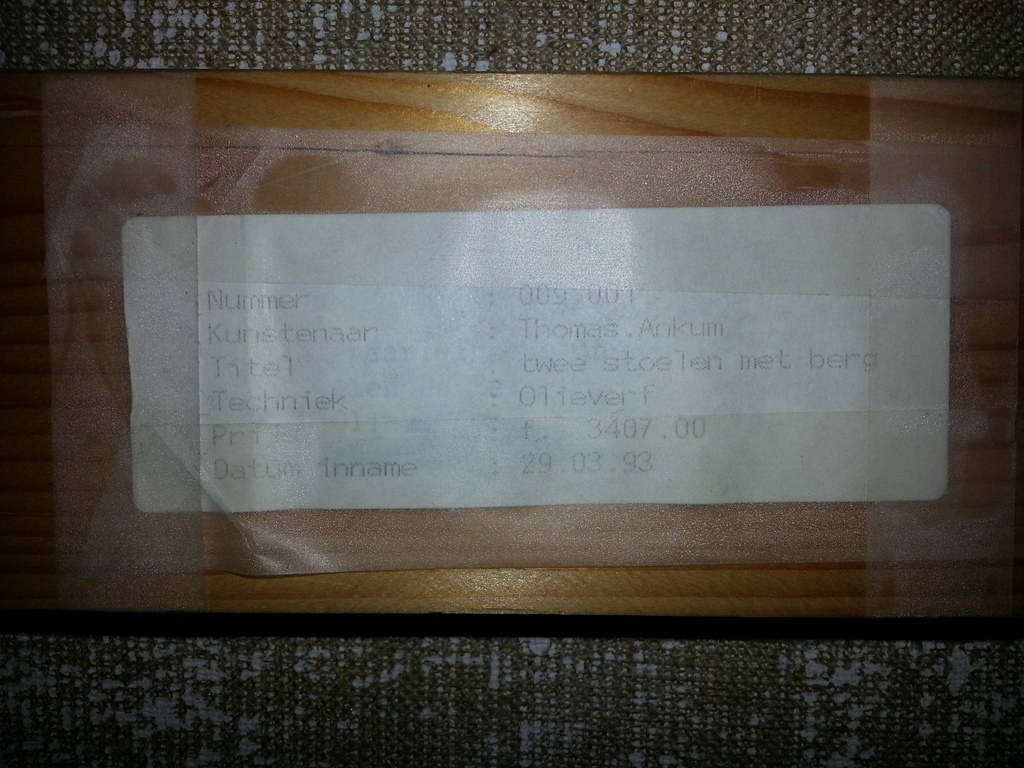 Thomas Ankum (1961) - Olie op doek (groot), verso genummerd  kopen? Bied vanaf 1!