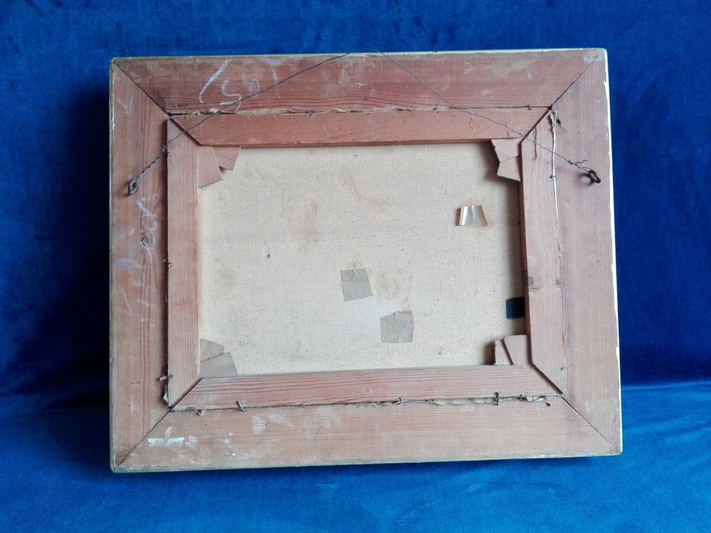 Onbekend (19e/20e eeuw): Olieverf op doek,  Stilleven met onduidelijke signatuur kopen? Bied vanaf 45!