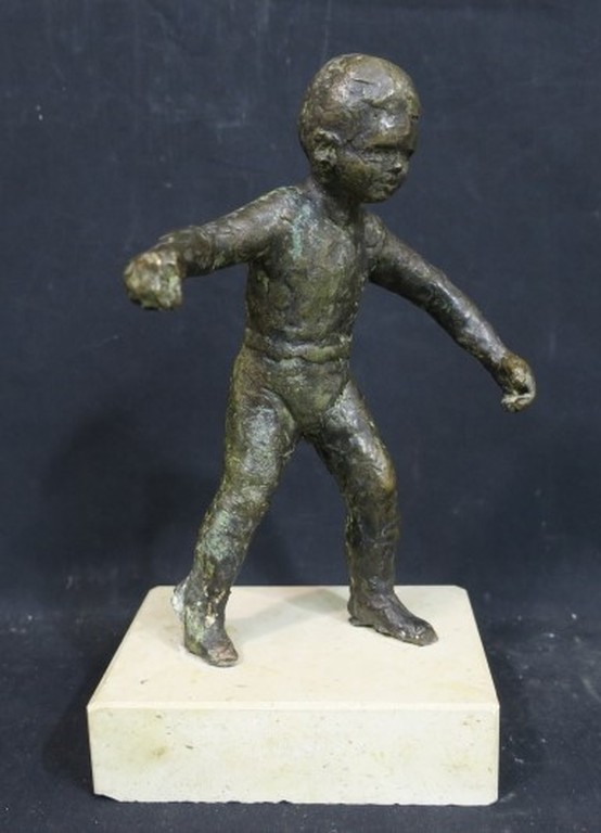 Bets van Wezel: Bronzen beeld, Jongen kopen? Bied vanaf 350!