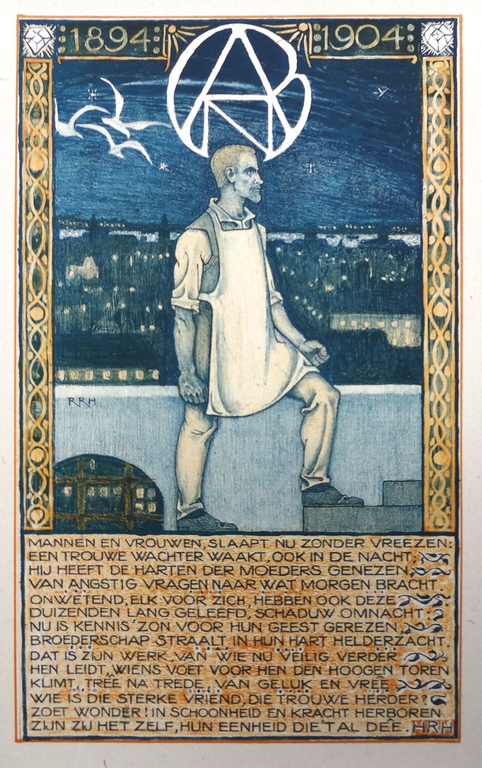 Roland Holst. Lithografie. ANDB. kopen? Bied vanaf 100!