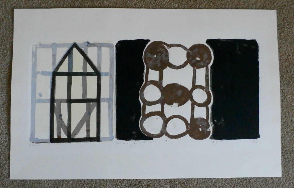Piet Warffemius - litho: Huis - 1995 kopen? Bied vanaf 75!
