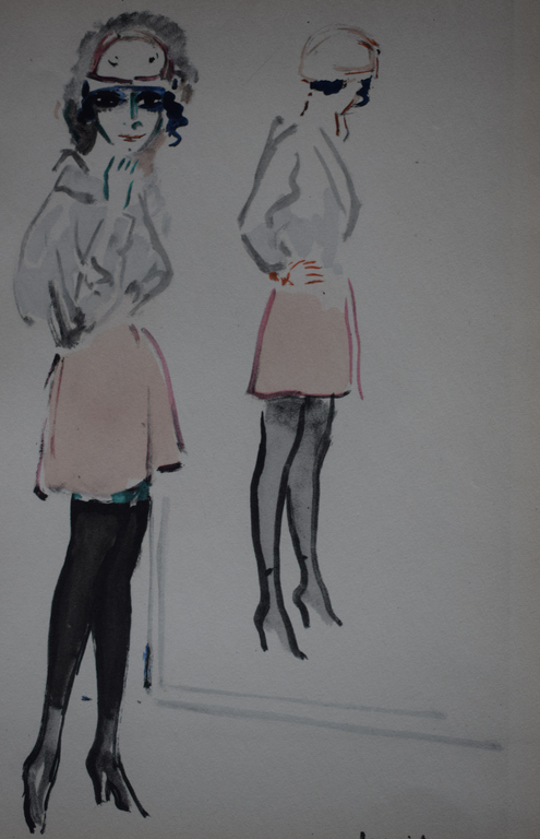 Kees van Dongen - Pochoir - Croquis kopen? Bied vanaf 550!