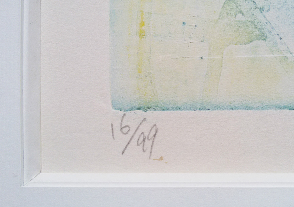 Shoichi Hasegawa - Ciel en fête, aquatint ets (mooi ingelijst) kopen? Bied vanaf 175!