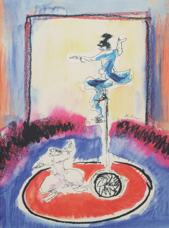 Luis Filcer: Litho, Circus VII verkocht voor € 40!