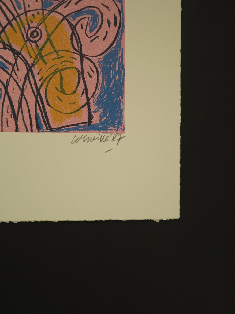 Corneille - handgesigneerde zeefdruk - oplage 199 ex. - 1987 kopen? Bied vanaf 150!