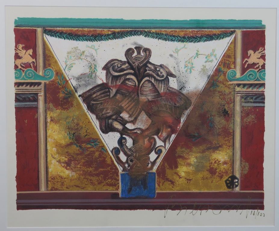 Gertie Bierenbroodspot: Zeefdruk, Triangle - Ingelijst kopen? Bied vanaf 80!