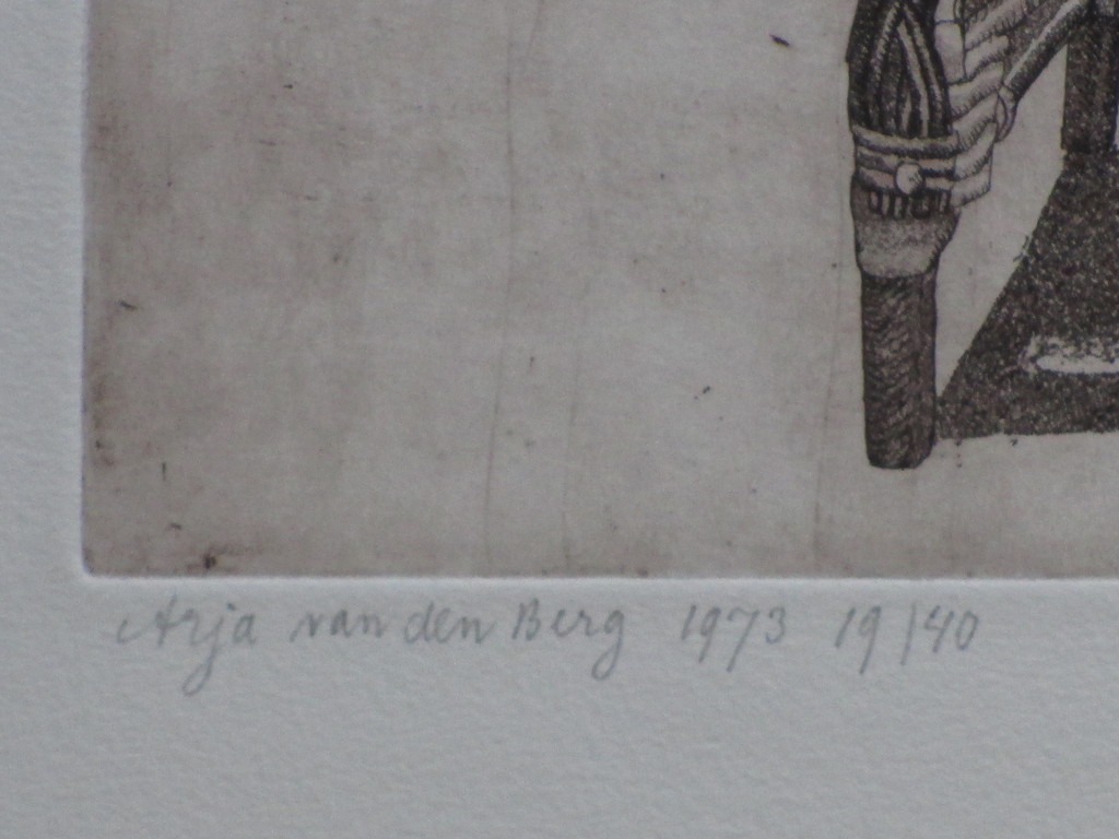 Arja van den Berg, Borstbeeld op stoel, Ets kopen? Bied vanaf 1!