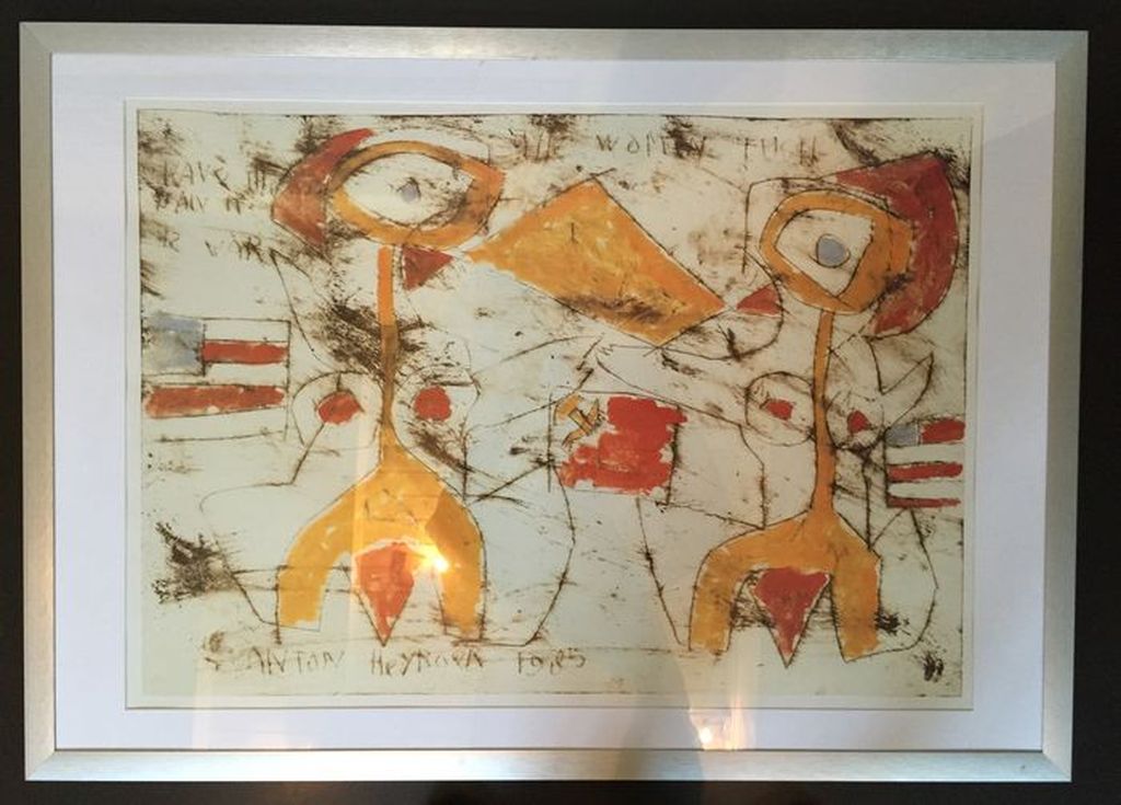 Anton Heyboer, Ingekleurde Ets kopen? Bied vanaf 400!