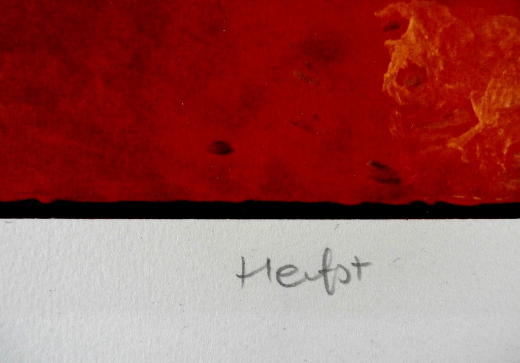 Jeroen Krabbe - litho: herfst - 1990 kopen? Bied vanaf 100!