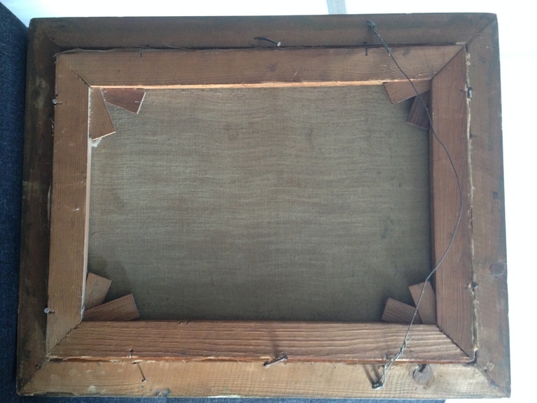 Stadspoort met paard en wagen - olieverf op doek - gesigneerd kopen? Bied vanaf 35!