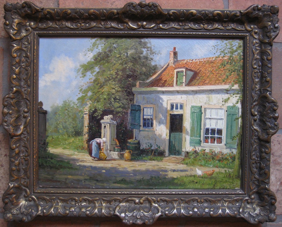 P.J.A.Wagemans - olieverf - ca 1920 kopen? Bied vanaf 150!