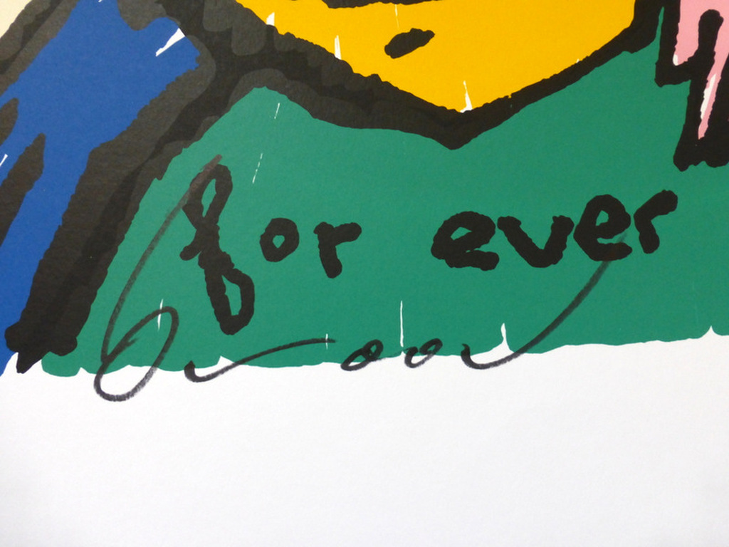 Herman Brood - handgesigneerde zeefdruk - For ever kopen? Bied vanaf 349!