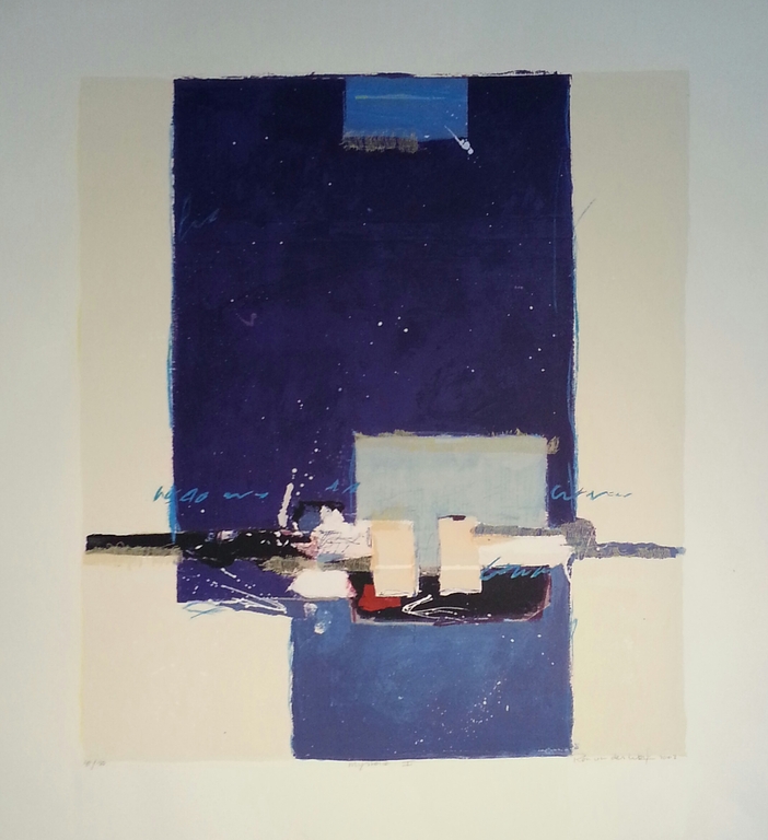 Ron van der Werf, zeefdruk, titel " Mysterie I "  verkocht voor € 50!