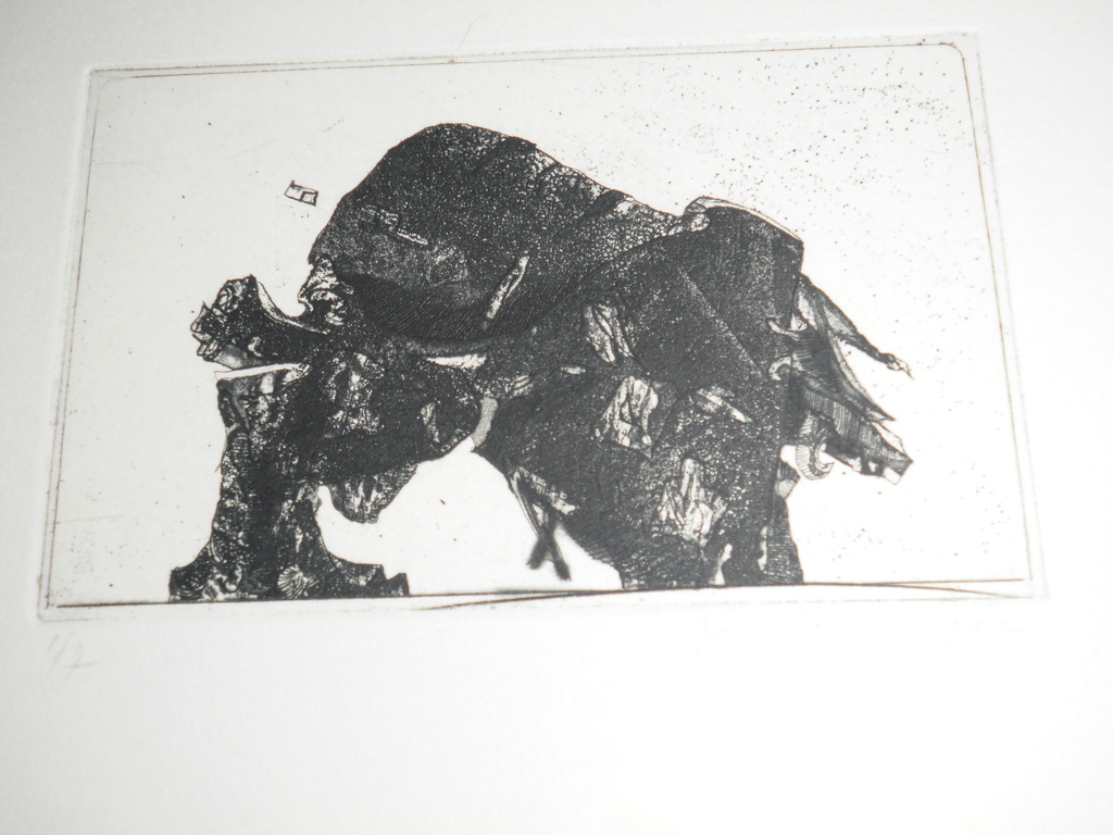 Jan Prins : 3 Kleine Ingelijste Grafiekjes : Stillevens kopen? Bied vanaf 20!