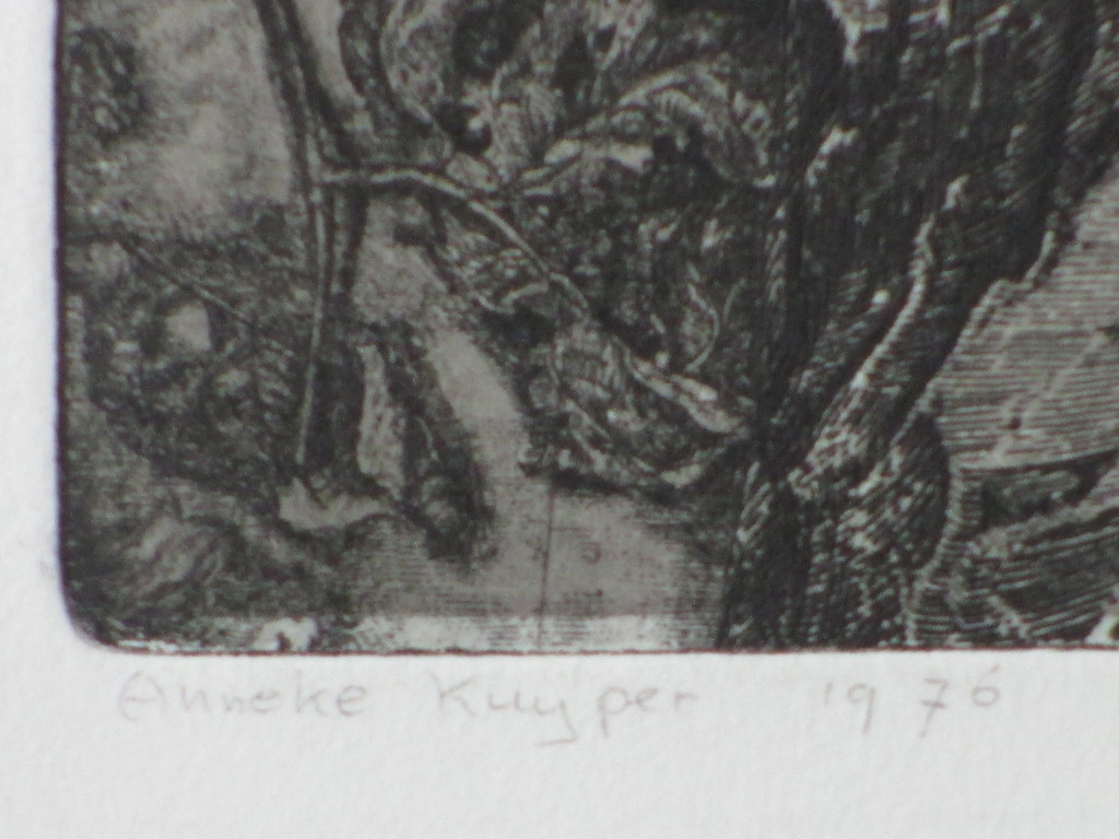 Anneke Kuijper, Trottoirs van Praag, Ets kopen? Bied vanaf 35!