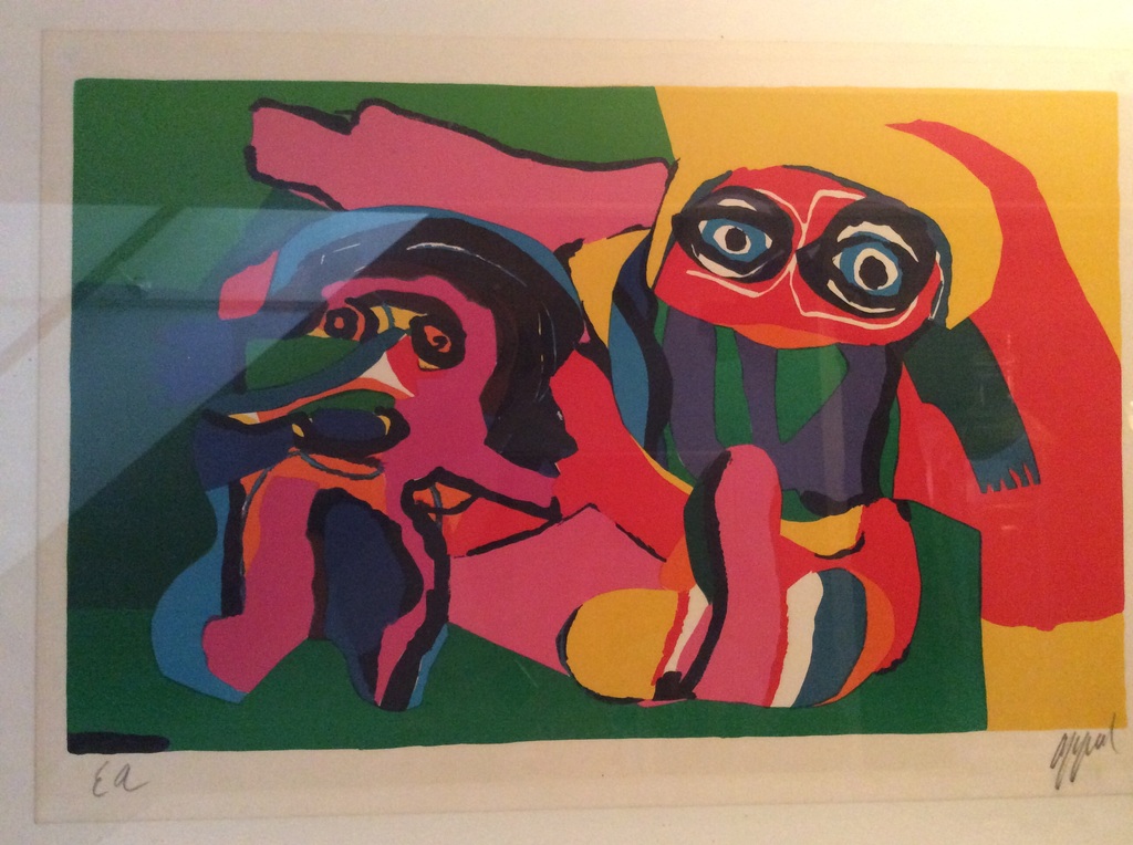  Karel Appel  Litho ea (epreuve d'artiste) ingelijst. kopen? Bied vanaf 250!