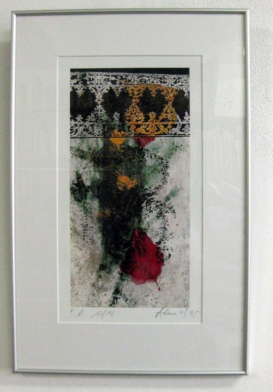 Hans Peter Adamski, litho, Fahnenentwurf 3, 1995 kopen? Bied vanaf 145!