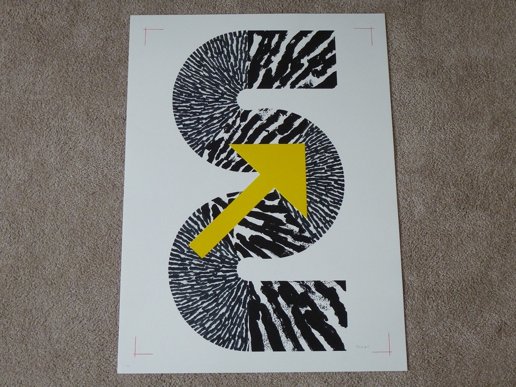 Kumi Sugai, zeefdruk, Fleches Jaune kopen? Bied vanaf 130!