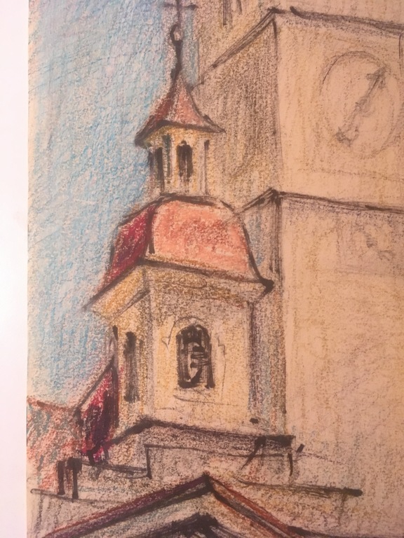 Onbekende Kunstenaar - Krijt op papier - Zonder Titel. kopen? Bied vanaf 1!