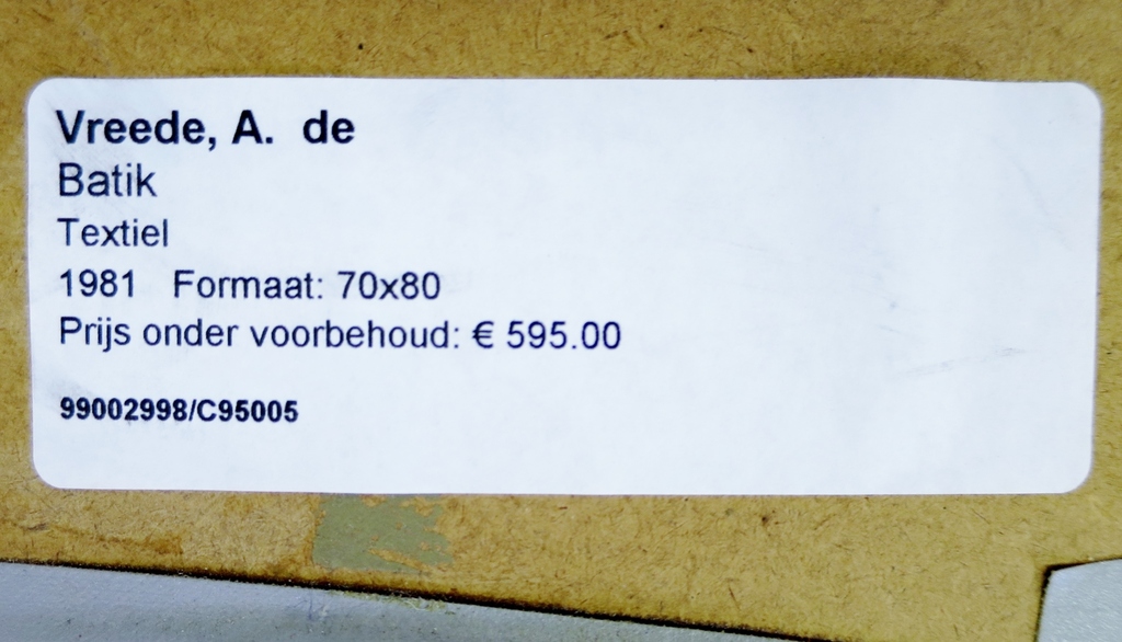 Arty Grimm (1950) - Schildering op doek 1981 - ingelijst kopen? Bied vanaf 1!