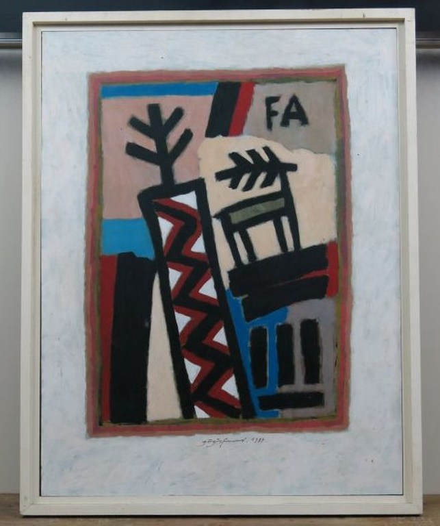 Ferenc Gogos: Acryl op paneel, FA - Ingelijst kopen? Bied vanaf 400!