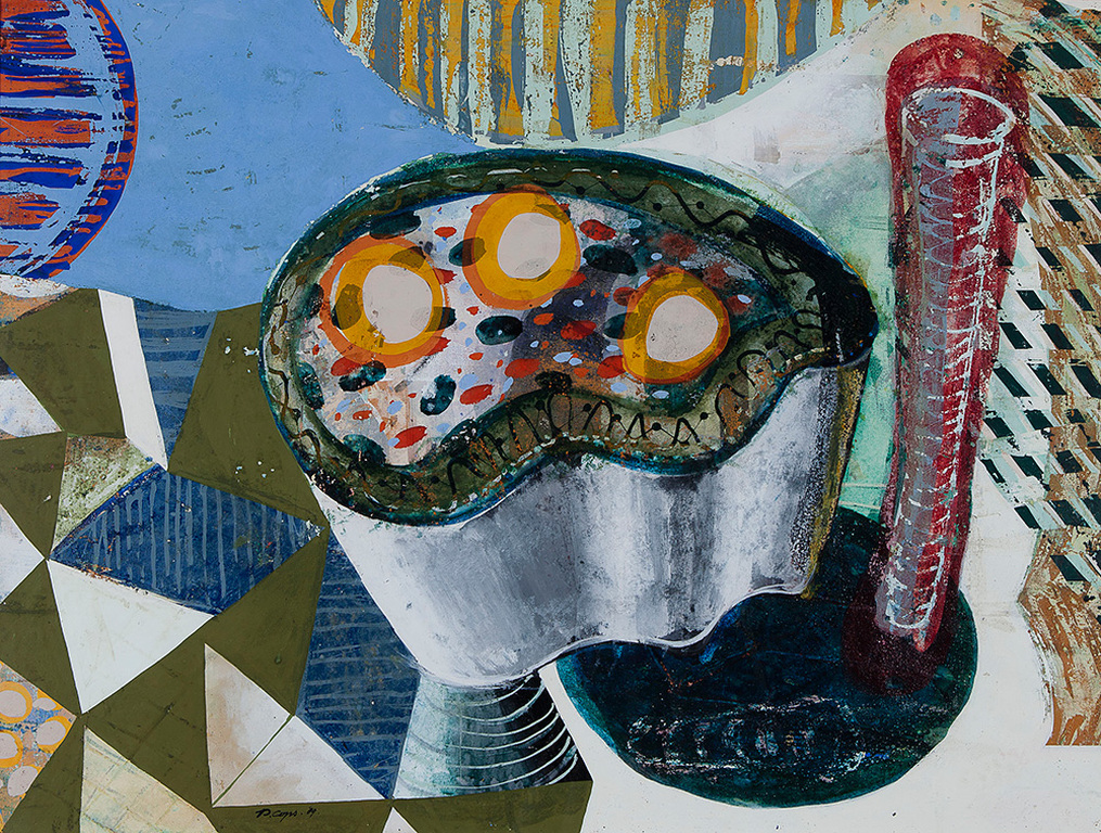 Pierre Cops (1960) - Gouache - Zonder titel kopen? Bied vanaf 1!