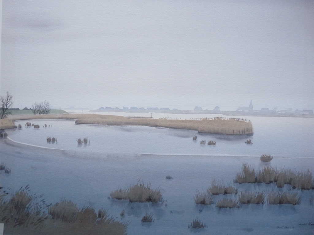 GERRIT NEVEN  AQUAREL  UIT 1984 verkocht voor € 125!