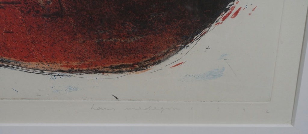 Hans Vredegoor: Ets en Aquatint, Apparition spectaculaire I - Ingelijst kopen? Bied vanaf 40!