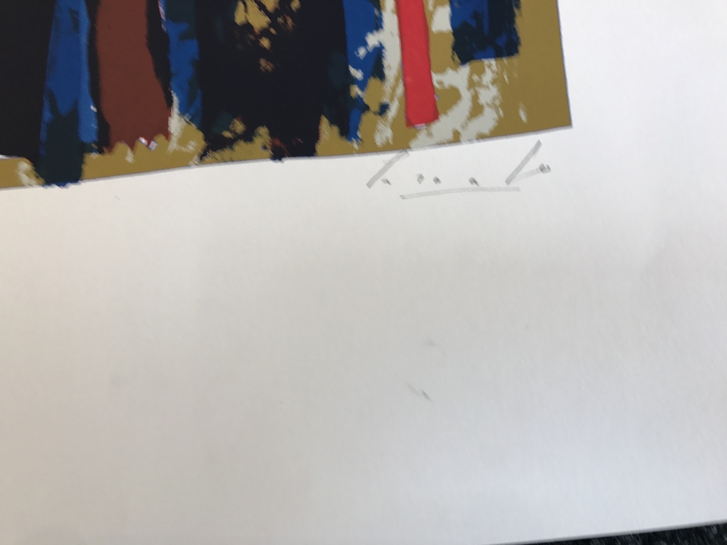 John Lie A Fo   1 originele zeefdruk / Litho gesigneerd  kopen? Bied vanaf 1!