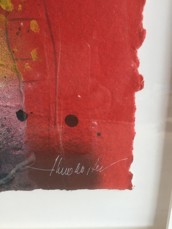 Theo Koster - Theo Koster | Zeefdruk (ingelijst) | Titel '5' | 30x40 cm | Oplage 28 nr 15 kopen? Bied vanaf 100!