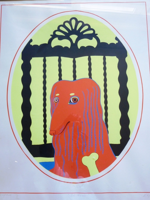 Ton Klop (Haagsche School), zeefdruk:  kopen? Bied vanaf 50!