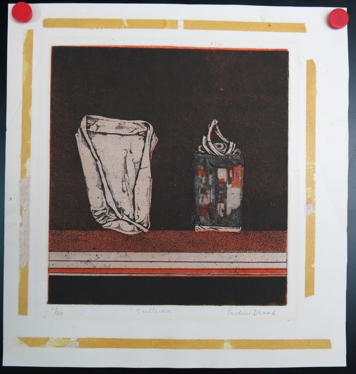 Pauline Braat: Ets en Aquatint, Stilleven kopen? Bied vanaf 1!