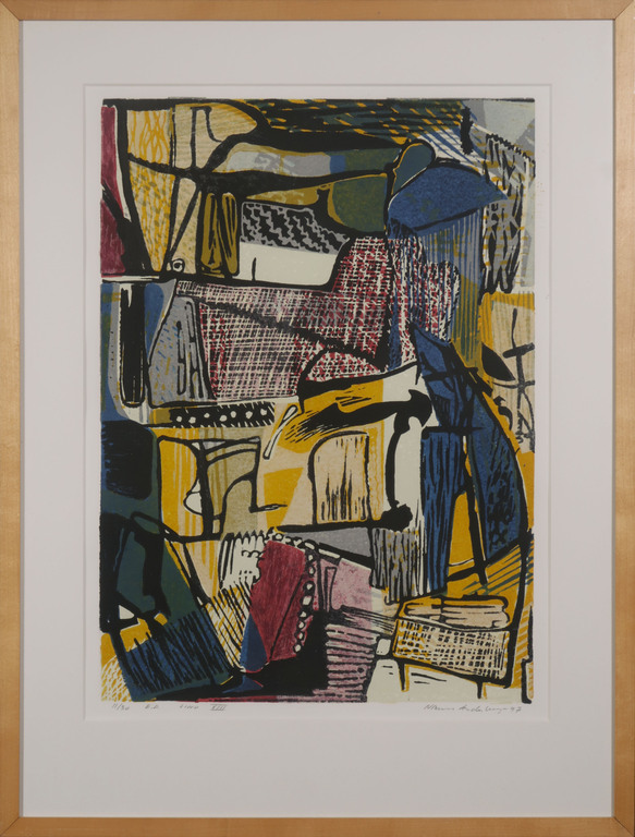 Niklas Anderberg: Lino, Z.T. VIII - Ingelijst verkocht voor € 40!