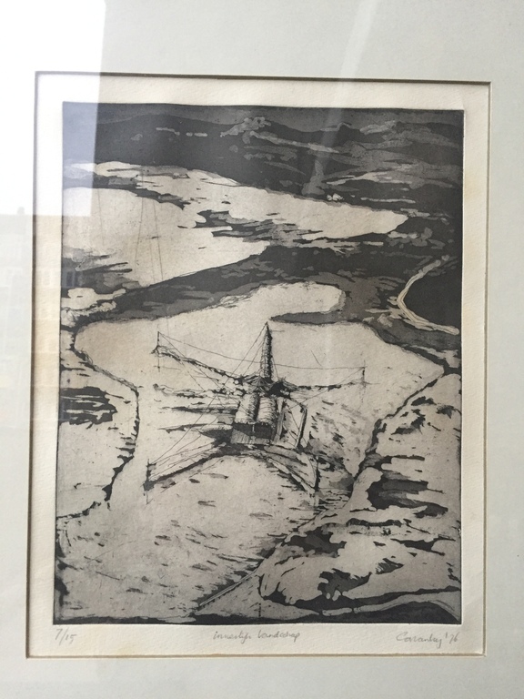 Cor van Haasteren - Ets 7/15 (28 x 22 cm) 1976 - Innerlijk Landschap kopen? Bied vanaf 1!