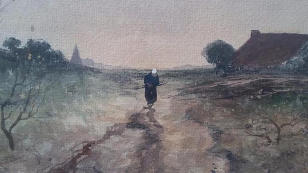 J.H. Doeleman (1848-1913) - Aquarel - gesigneerd kopen? Bied vanaf 75!