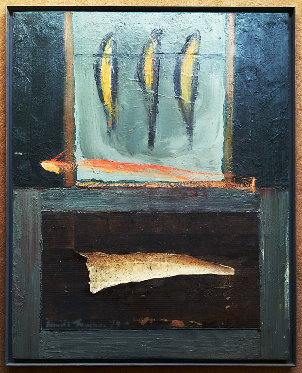 Daniël Tavenier - Huid & vis, gemengde techniek (ingelijst, groot) kopen? Bied vanaf 1!