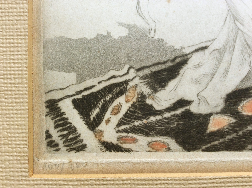 LAATSTE KANS! Georges Grellet - art deco lithografie kopen? Bied vanaf 75!