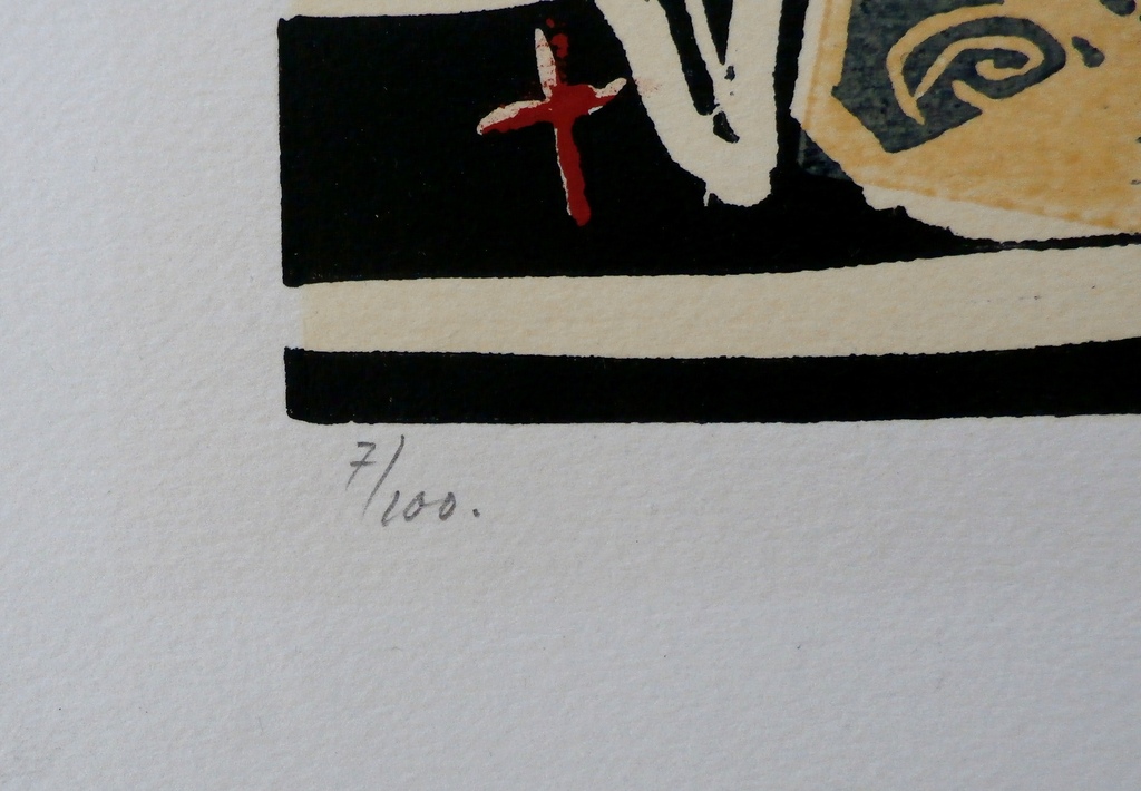 Kees Salentijn - litho: compositie 2 kopen? Bied vanaf 1!