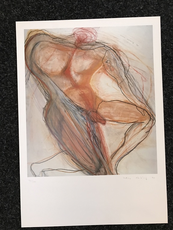 HANS ABBING 1 originele zeefdruk voor t AIDS Fonds 1990 kopen? Bied vanaf 1!