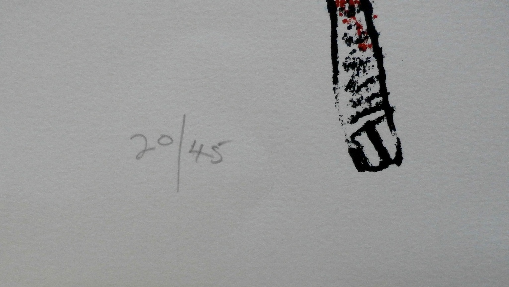 Toyin Loye - zeefdruk: Procession of spirits- 1996 kopen? Bied vanaf 125!