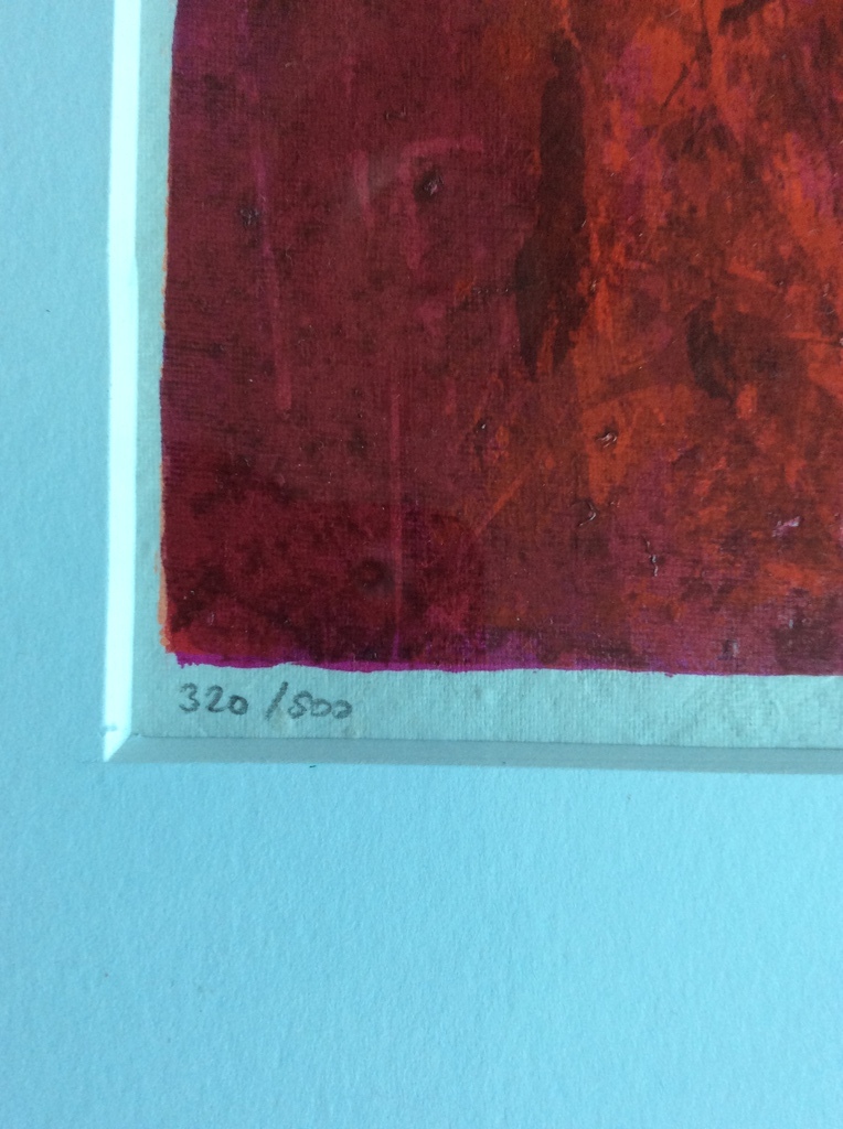 Wil Willemsen - het gesprek - zeefdruk, gesign. gelijst kopen? Bied vanaf 95!