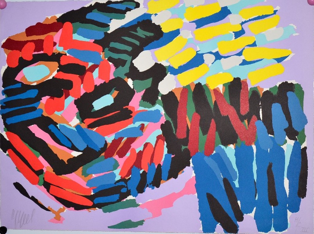 Karel Appel: Litho. Beest. verkocht voor € 300!