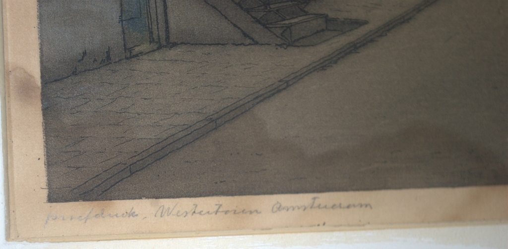 FRANS EVERBAG | WESTERTOREN AMSTERDAM | KLEURENETS PROEFDRUK kopen? Bied vanaf 65!